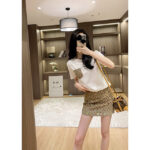 New Arrival GG Branded New Fashion Causal Women Clothes Wholesale Luxury Women's Printed Summer Cloth Two Piece Set - Image 3