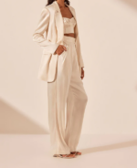 OEM Minimalist Style Cloths Women Classic High Fashion Casual Formal Women's Suits Blazer Sets - Image 3